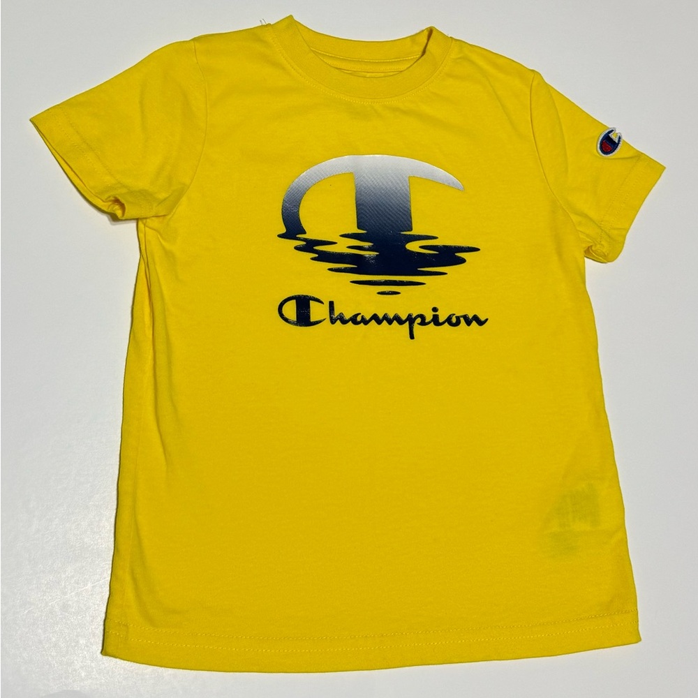 Champion boy shirt, yellow, size 4T
